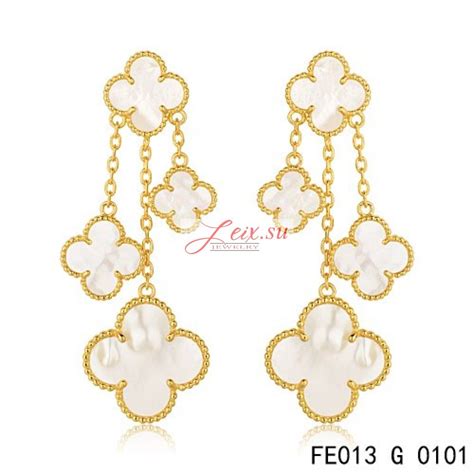 van cleef and arpels earrings replica|van cleef arpels earrings price.